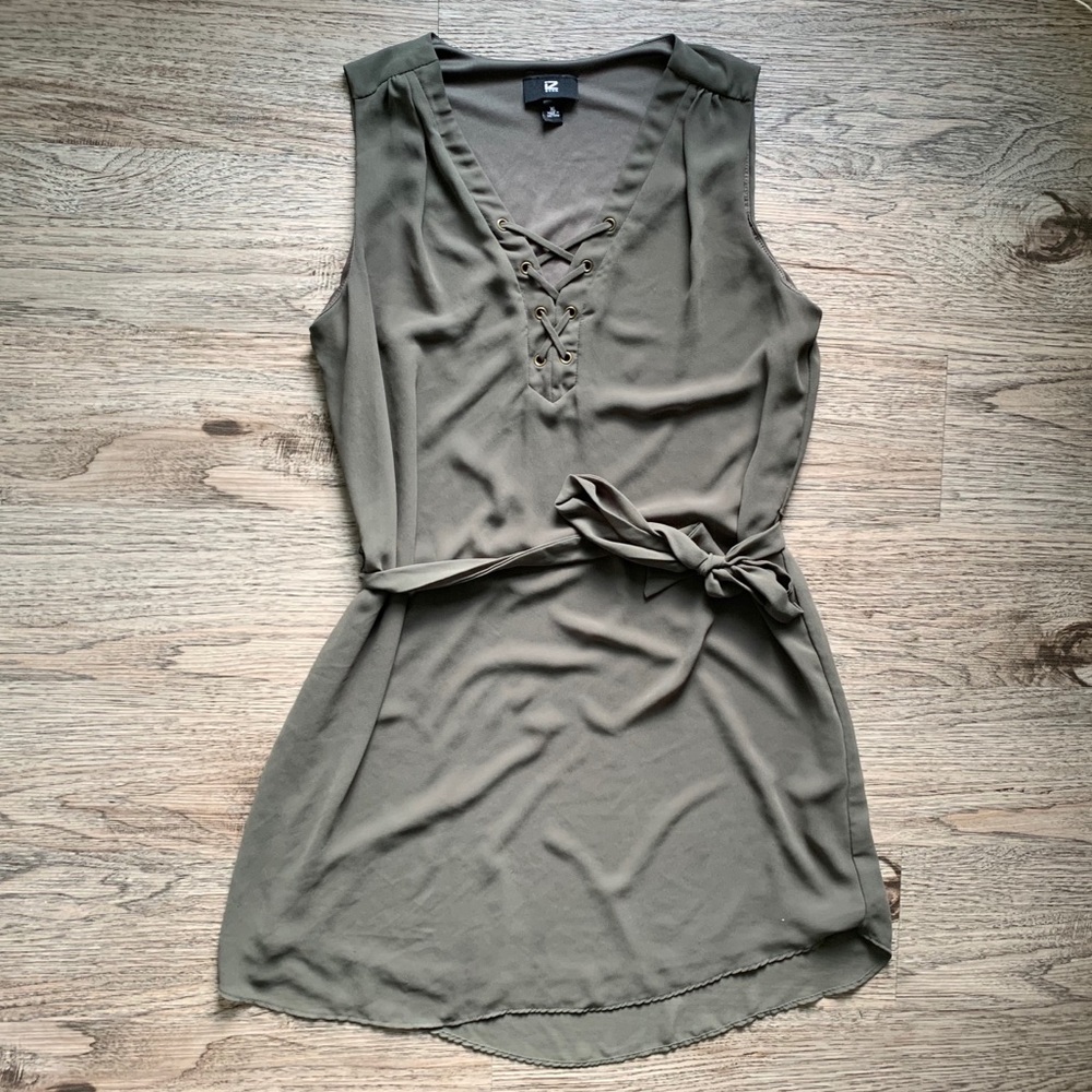 IZ Byer Army Green Dress
